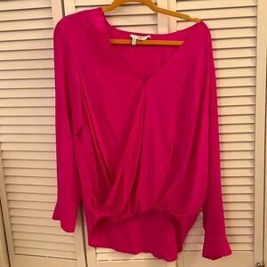 10 Crosby Derek Lam 100% silk top; size L